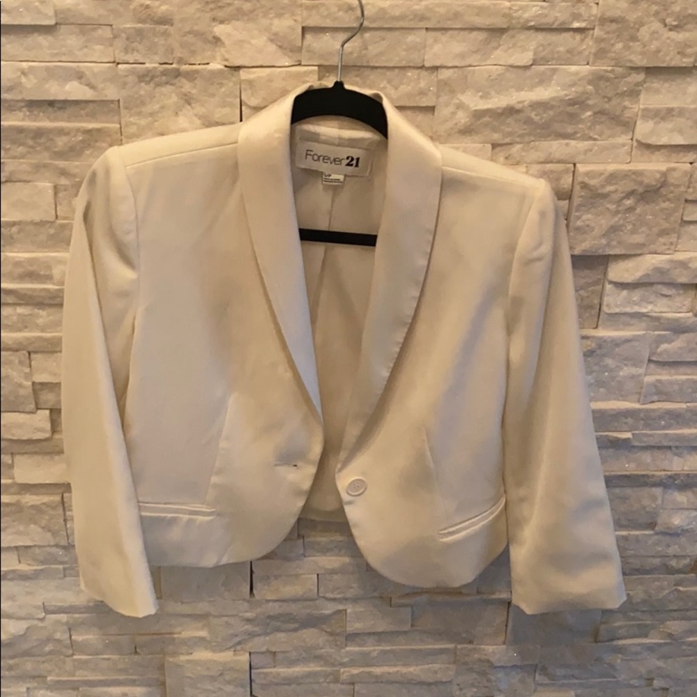 White blazer